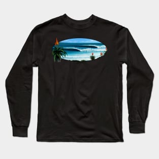 clean lines at supertubes Long Sleeve T-Shirt